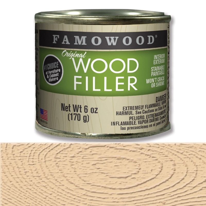 Wood Filler - Solvent Based - 6 oz - Color:Birch